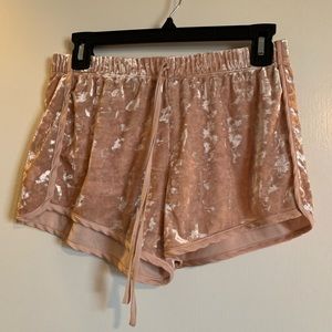 Velvet shorts